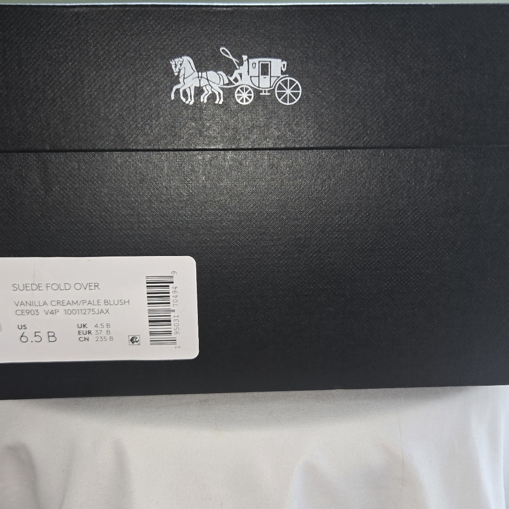Coach Citysole Foldover High Top Platform Sneaker - Size 6.5 - Picture 9 of 10